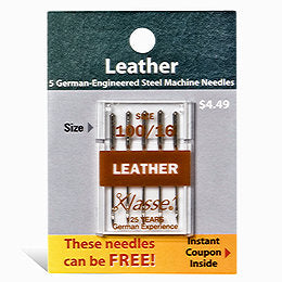 Klasse Size 100/16 Leather Sewing Machine Needles