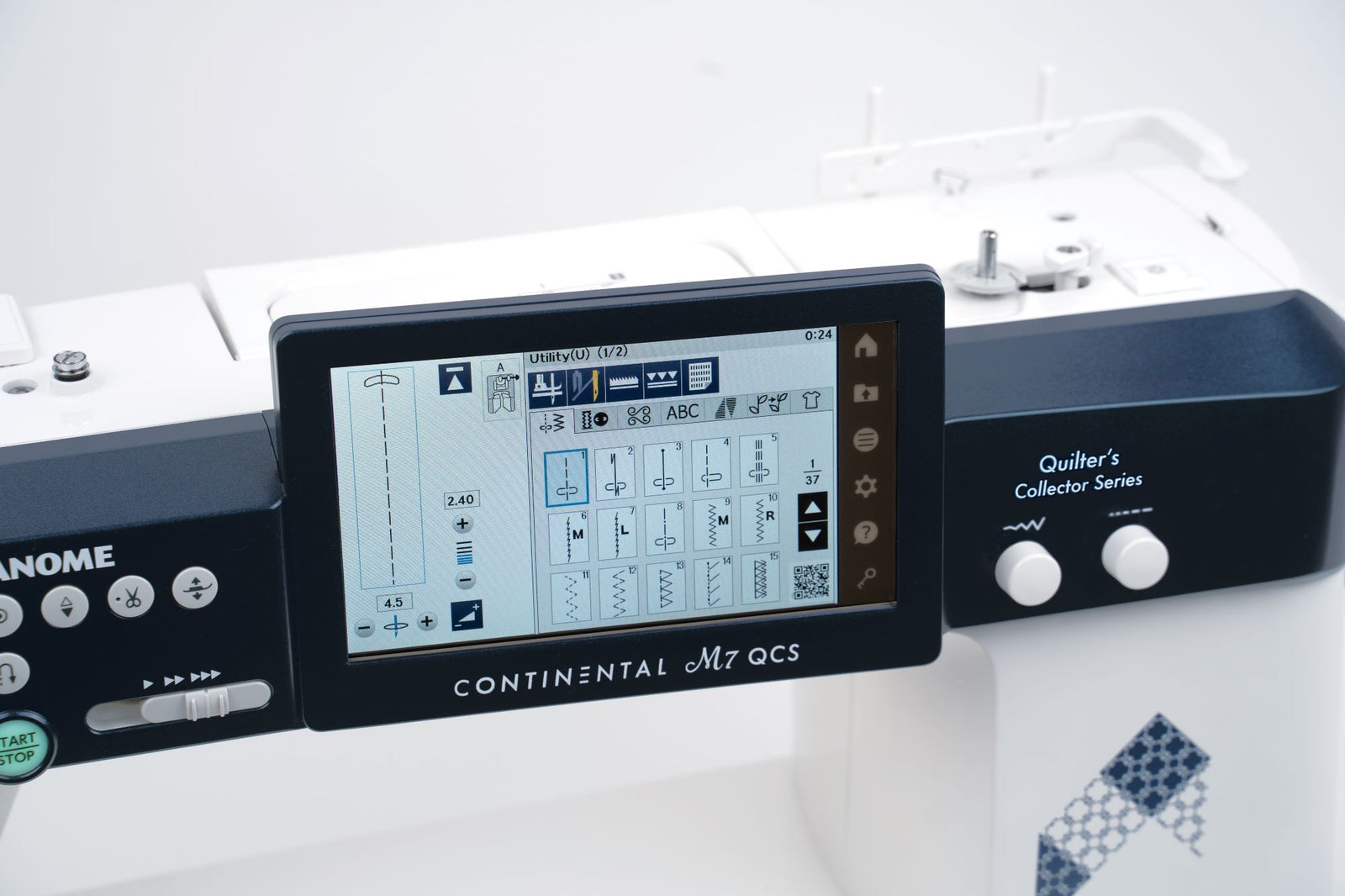 Janome Continental M7 Quilter's Edition Sewing and Quilting Machine World Weidner