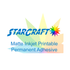 StarCraft Inkjet Printable Self Adhesive Sticker Vinyl 8.5" x 11" Sheet(s)