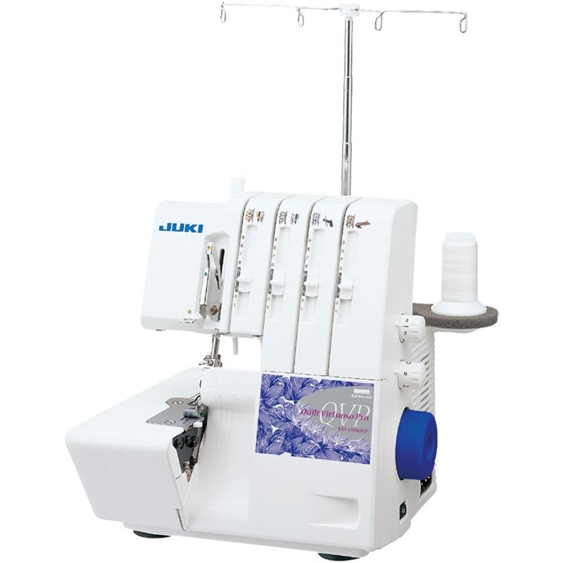JUKI MO1200QVP 2/3/4 Thread Overlock with Differential Feed and Rolled Hem view from front