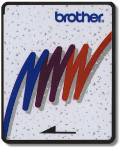 Brother SA309 Tarjeta de memoria de bordado en blanco regrabable de 4 MB para PE Design 5,6,7,8, PED BASIC, PE DESIGN LITE (Baby Lock)