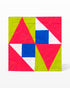 AccuQuilt GO! Triangles in Square-Sides-4 1/2" Finished Square Die 55756 image of pattern