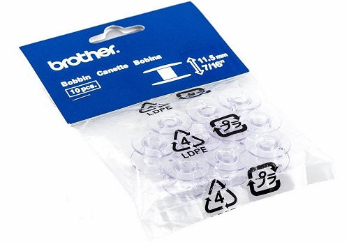 Brother SA156 Plastic A Style Bobbins 10 Pack
