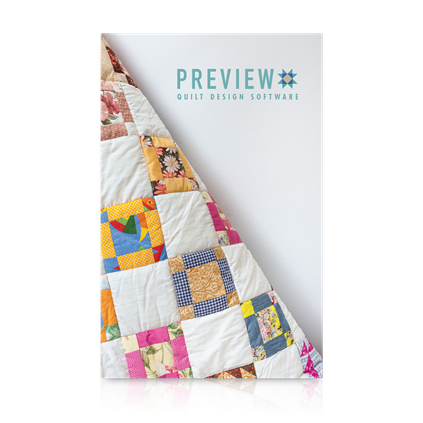 Brother SAPVQ Preview Quilt Design Software box 