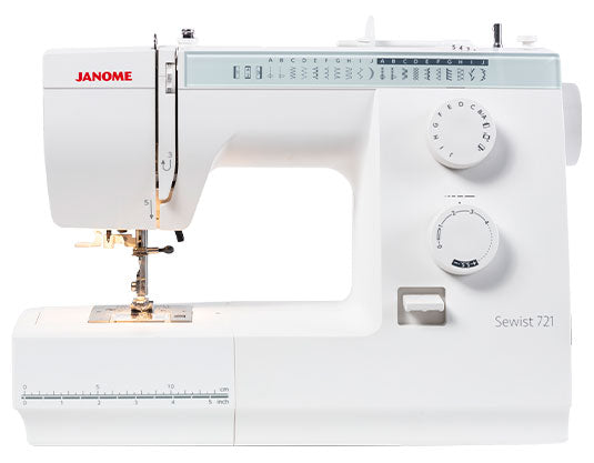 front facing image of the Janome Sewist 721 Sewing Machine