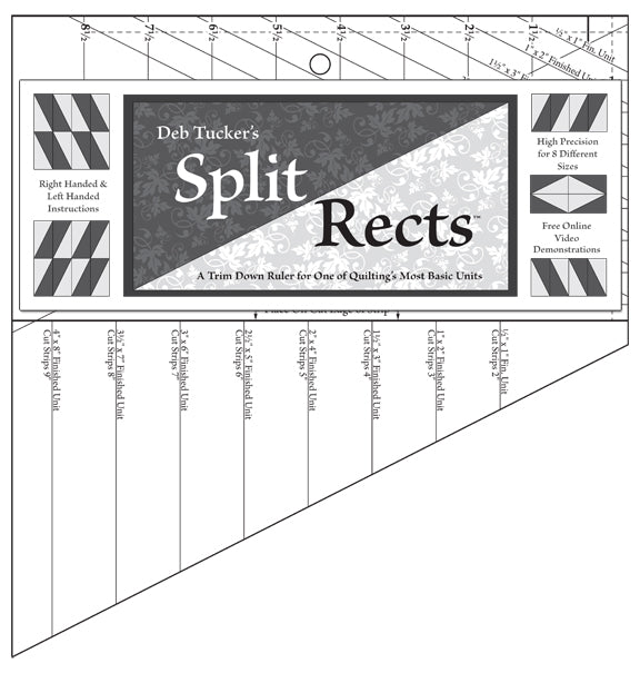 Studio 180 Design Split Rects Ruler DT13 – World Weidner