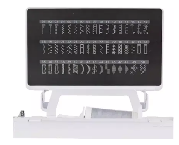 image detailing the Brother ST150HDH Strong and Tough Computerized Sewing Machine stitches