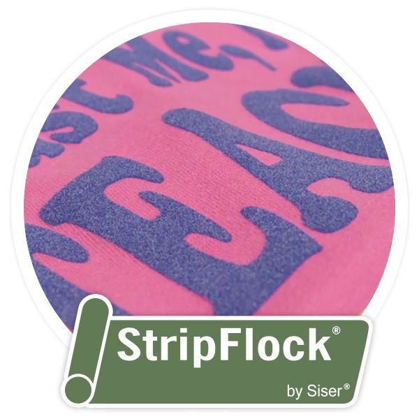 Vinilo de transferencia de calor Siser EasyWeed StripFlock® de 15" por rollo(s)
