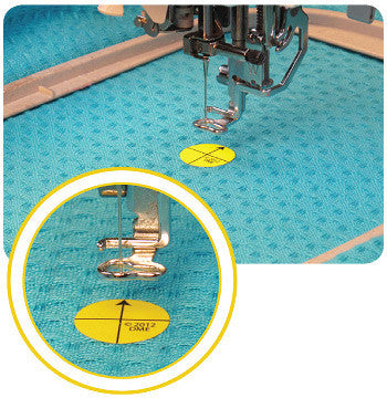 Diseños en etiquetas engomadas de la diana de la DIME del bordado a máquina para la colocación perfecta del aro