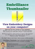Embrilliance Thumbnailer Vista previa del software de diseños de bordado