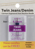 Agujas para máquina de coser Klasse Twin Jeans Denim - Tamaño 4.0