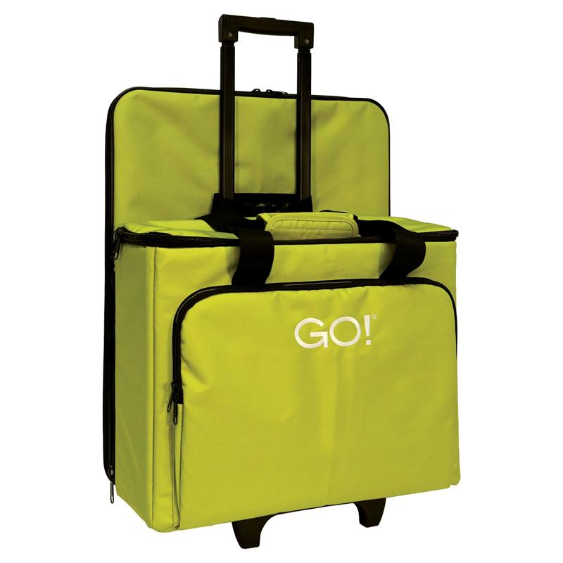 AccuQuilt ¡Vamos! Cortador de tela y bolsa de equipaje para troqueles (verde) 55251