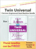 Klasse Size 3.0 Twin Universal Sewing Machine Needles