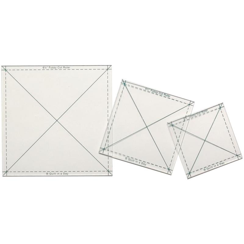 Quilt In A Day Fussy Cut Trio Ruler Set