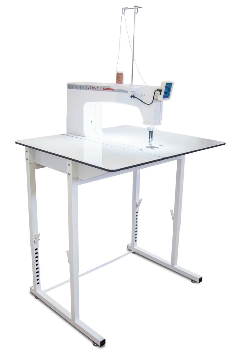 Janome Quilt Maker Pro 18 Versa Longarm Quilting Machine with SitDown Table