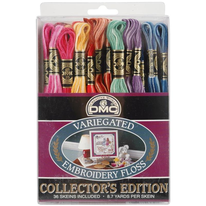 DMC 117F25 PK36 Variegated Embroidery Floss Pack 8.7yd, 36 Per Package