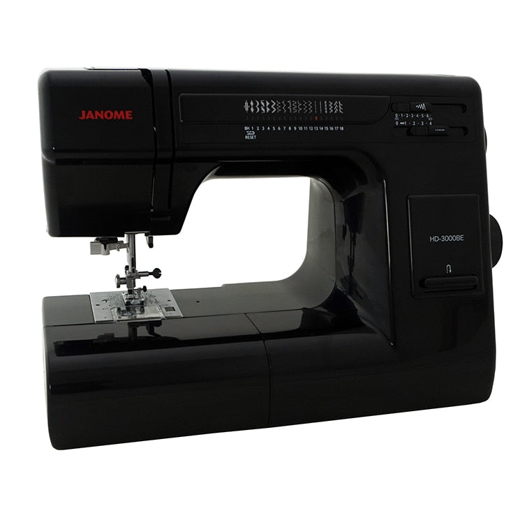 Janome HD3000 Black Edition Heavy Duty Sewing Machine Plus Deluxe Bonus Kit